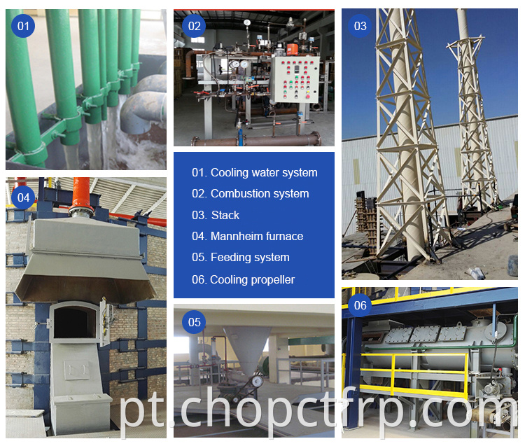 K2SO4 Powder/Granules Fertilizer Production Line com todos os equipamentos